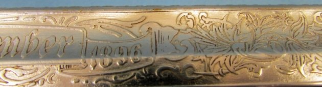  Swiss, German Made, Army Officers Presentation Sword, 1896, Alex.Coppel Mfg — image 8
