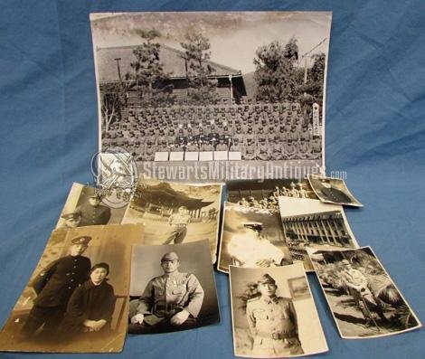  Japanese WWII Photo Lot, Sub Badge Photo, Army Aviation & More — image 2