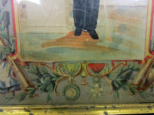  French Franco-Prussian Era Colorized Cuirassier CDV Size Image, Original Frame — image 5