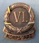 Austrian WWI Patriotic Badge, Enameled