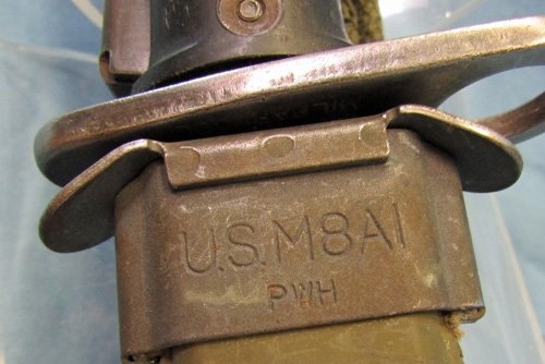  US Cold War Era M14 Rifle M6 Bayonet & Scabbard, MILPAR Mfg — image 2