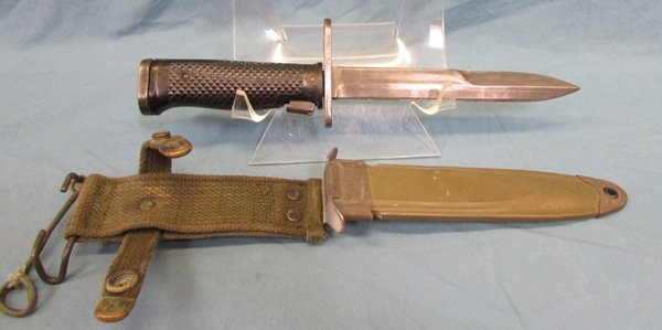  US Cold War Era M14 Rifle M6 Bayonet & Scabbard, MILPAR Mfg — image 3