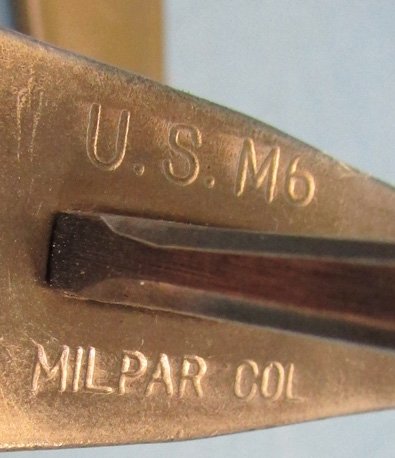  US Cold War Era M14 Rifle M6 Bayonet & Scabbard, MILPAR Mfg — image 5