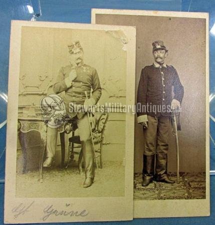  Austrian, ca 1866, Soldier CDV Lot — image 2