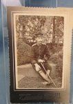 Japanese Meiji Era Soldier Photo, Cavalry NCO & Sword