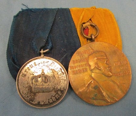  German Imperial Era 2 Place Medal Bar — image 3