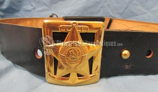  Soviet Cold War Era Navy Officers Pistol Belt Set — image 3