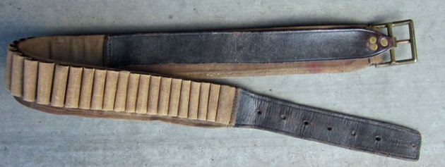 US Indian War Era, 3rd Pattern 1876 Prairie Belt, San Antonio Arsenal Modification, Named — image 3