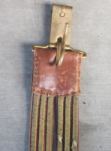 US Indian War Era, Army, General Officers Sword Hanger — image 3