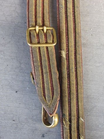 US Indian War Era, Army, General Officers Sword Hanger — image 4
