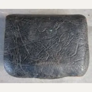 US Civil War Era, US Navy Fuze Pouch, Black Leather