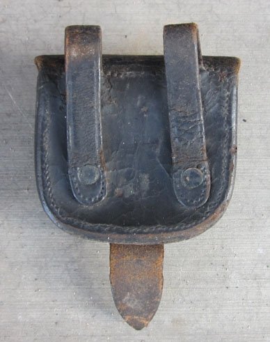 US Civil War Cap Pouch, S.H.Young, 1839 Pattern Cartridge Box Plate — image 3