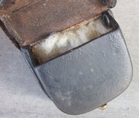 US Civil War Cap Pouch, S.H.Young, 1839 Pattern Cartridge Box Plate — image 6
