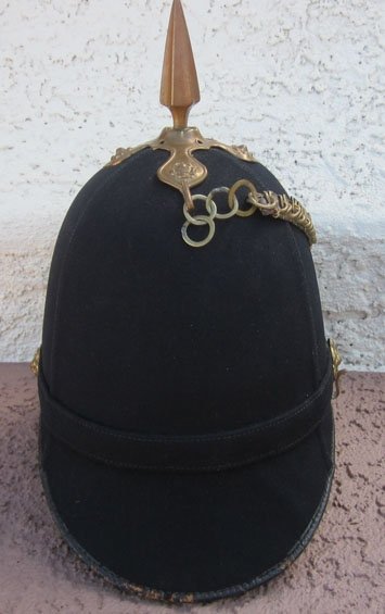 British Edwardian Era, Other Ranks Home Service Helmet, Royal Berkshire Rgt. 1903 — image 6