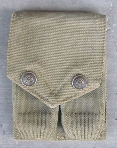 US Pre WWI MILLS 1911 Magazine Pouch, Rimmed Eagle Snaps, 1914 — image 2