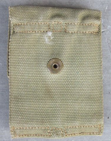US Pre WWI MILLS 1911 Magazine Pouch, Rimmed Eagle Snaps, 1914 — image 3