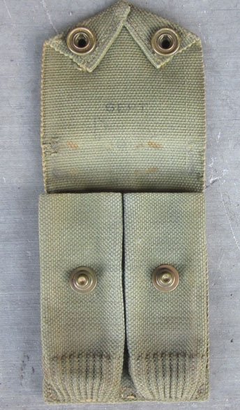 US Pre WWI MILLS 1911 Magazine Pouch, Rimmed Eagle Snaps, 1914 — image 4