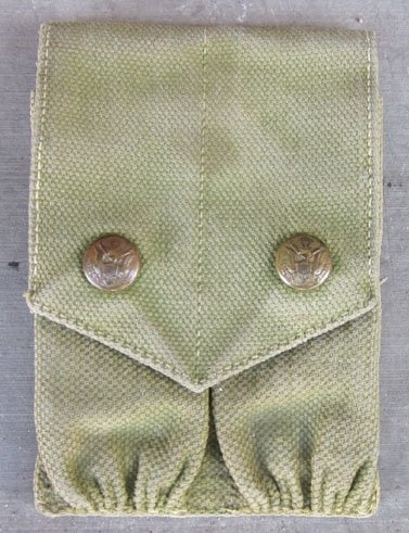 US Pre WWI 1911 Magazine Pouch, Rimless Eagle Snaps, MILLS Mfg — image 2