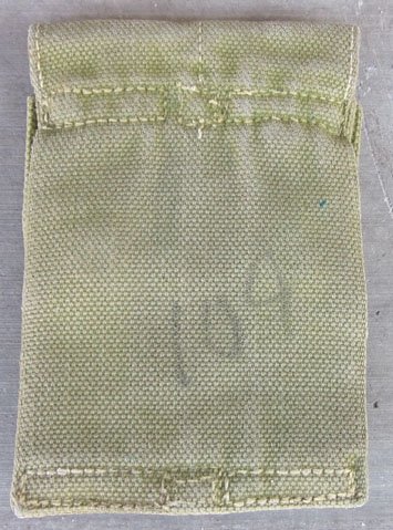 US Pre WWI 1911 Magazine Pouch, Rimless Eagle Snaps, MILLS Mfg — image 3