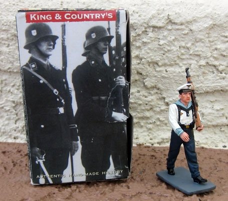 King & Country Kriegsmarine Marching Sailor, LAH093, Original Box — image 2