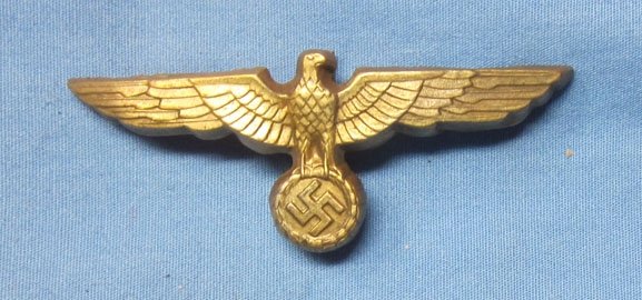 German WWII Heer Alloy Hat Eagle — image 2