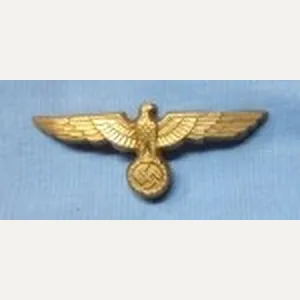 German WWII Heer Alloy Hat Eagle