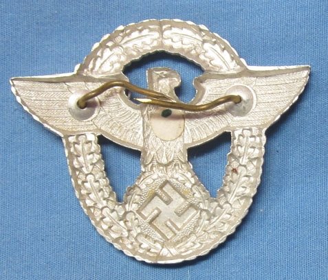 German WWII Police Enlisted Hat Eagle — image 3