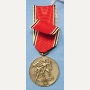 German WWII Austrian Anschluss Medal, March 13 1938, De-Nazified