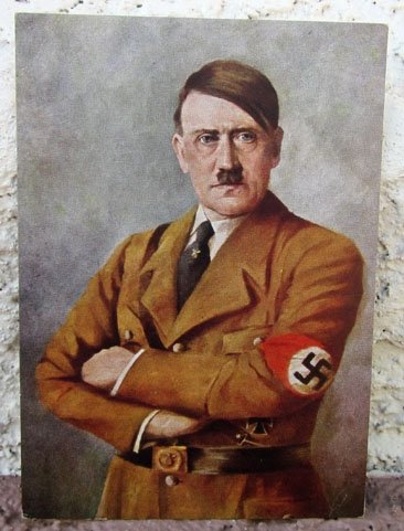 German WWII Hitler Postcard, Manner der Zeit, Hitler's Birthday 1942 — image 2