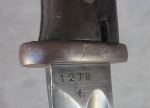 German WWII S84/98 Bayonet, Matching, Durkopp 38 — image 5