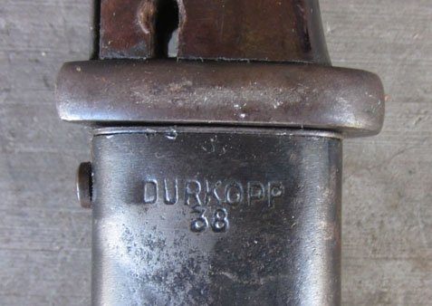 German WWII S84/98 Bayonet, Matching, Durkopp 38 — image 8