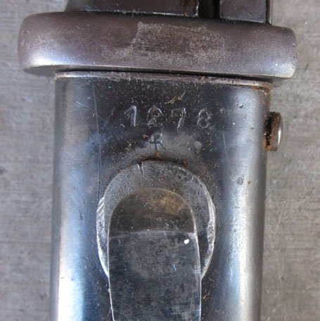 German WWII S84/98 Bayonet, Matching, Durkopp 38 — image 9