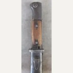 German WWII S84/98 Bayonet, Export Contract, Alcoso, Wood Grips