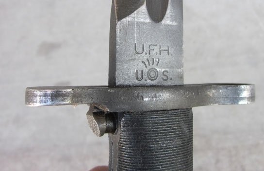 US WWII M1 Garand Bayonet, Manufactured 10 Inch Blade, UFH — image 4