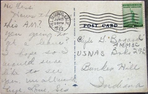 US WWII Patriotic Postcards, Anti-Axis, Pair — image 4