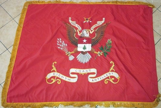US WWII 8th Coast Artillery Regimental Color, 4x5' — image 2