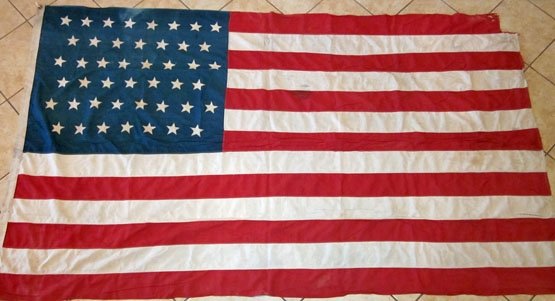 US Spanish American War Era 45 Star American Flag, 4.5x7.5', 1896-1908 — image 2