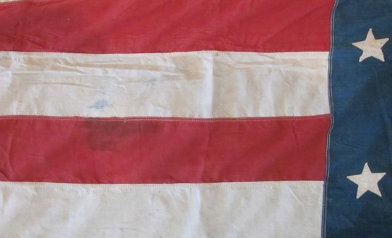 US Spanish American War Era 45 Star American Flag, 4.5x7.5', 1896-1908 — image 4