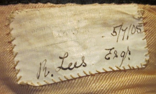 British Edwardian Era Officers Dress Coat, Named, Captain Manchester Regiment, 1905 — image 10