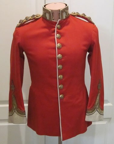 British Edwardian Era Officers Dress Coat, Named, Captain Manchester Regiment, 1905 — image 2