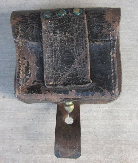 US Civil War Era, US Navy Fuze Pouch, Navy Yard N.Y. 1863 — image 3