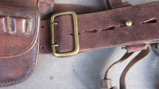 British WWI Officers Sam Browne Belt, Single Shoulder Strap — image 4