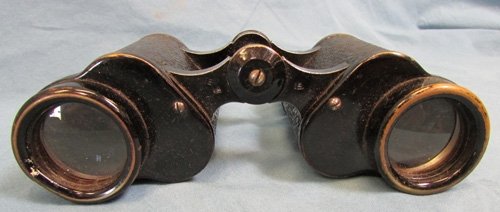  Soviet WWII Issue Binoculars & Leather Case, 1941r 6x30 — image 4