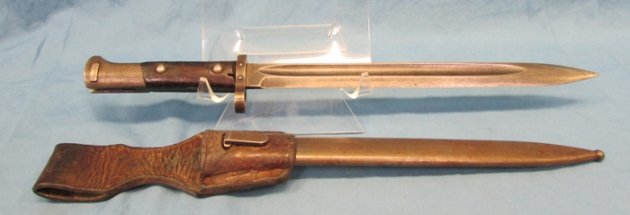  Czech WWII Era Vz-24 Short Model Bayonet & Frog — image 4