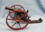 US 19th Century Child's Cast Iron Cannon, 1877 Patent Date