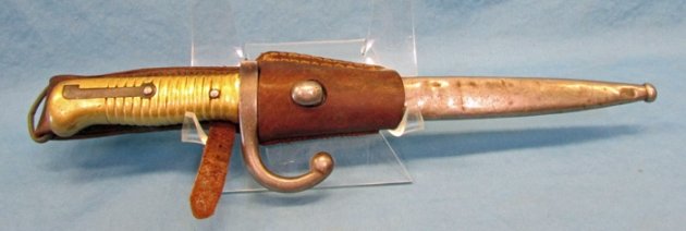  Argentine Engineer Carbine Bayonet, German Mfg — image 2