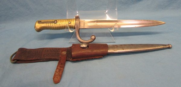  Argentine Engineer Carbine Bayonet, German Mfg — image 3