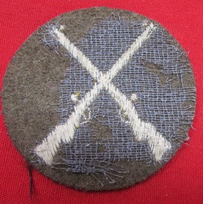 German WWII Army Tropical Waffenfeldwebel (Ordnance NCO) Sleeve Rate — image 3