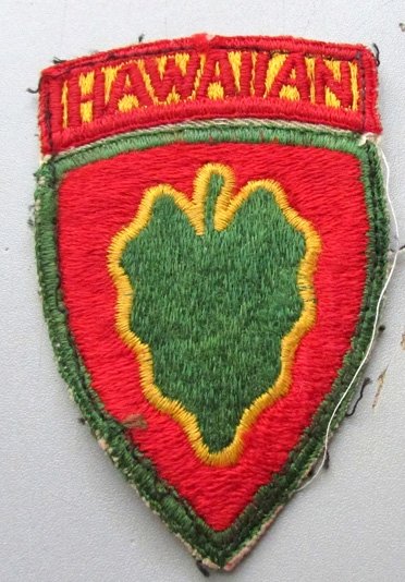 US WWII Hawaiian Department SSI, Uniform Removed — image 2