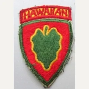 US WWII Hawaiian Department SSI, Uniform Removed